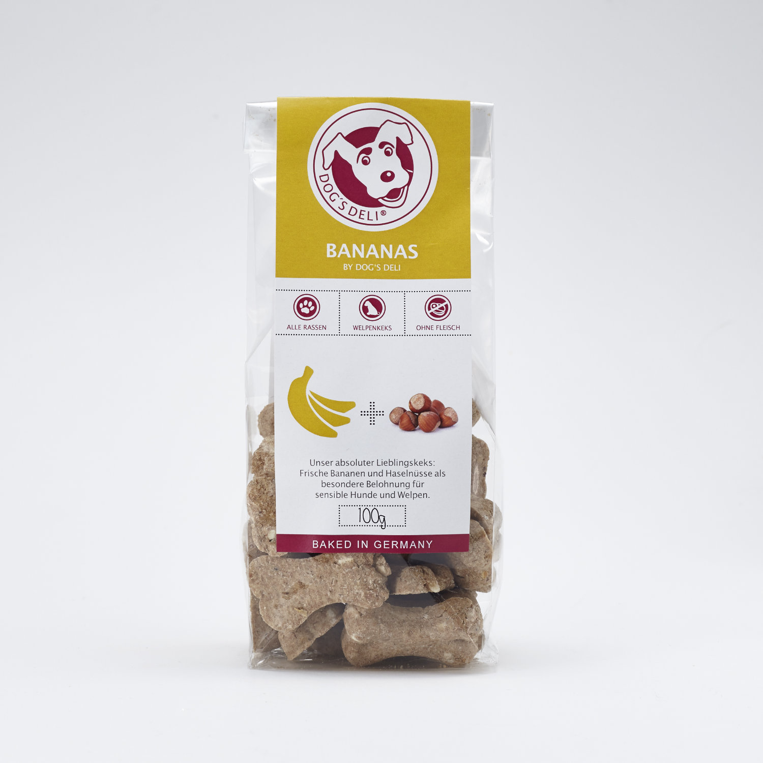 Hundekekse Bananas, 100 g
