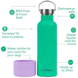 Alternative view of Travelbottle DOG&ME, green-lilac