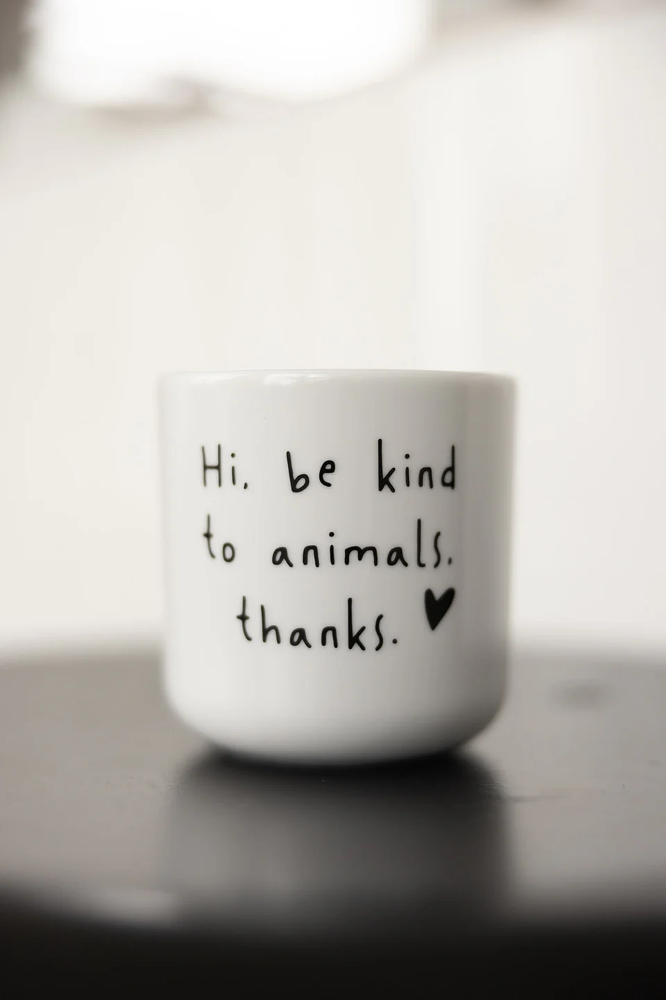Tasse HI, BE KIND TO ANIMALS – Bild 2