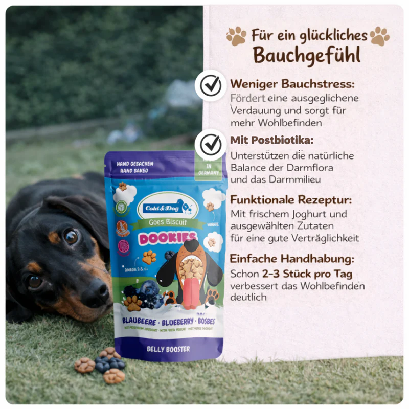 Dookies Belly Booster Hundekekse Erdnuss-Banane – Bild 3