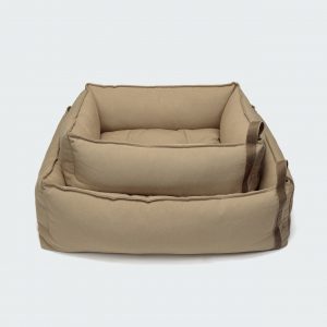 Hundebett Boost Canvas – Beige