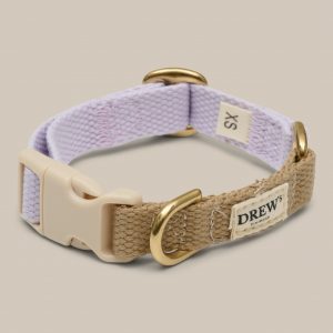 Drew’s Dogwear Verstellbares Hundehalsband Lavendel