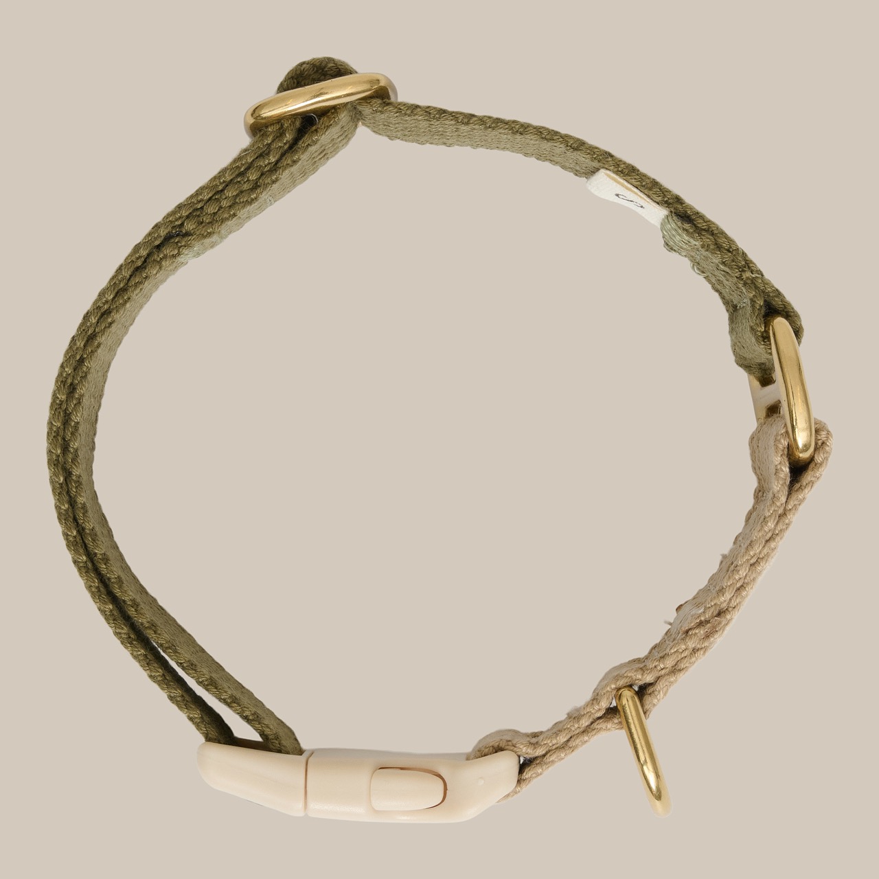 Drew’s Dogwear Verstellbares Hundehalsband Oliv – Bild 2