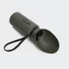 Faltbare CLOUD7 Hundetrinkflasche in Dark Olive mit integriertem Wassernapf