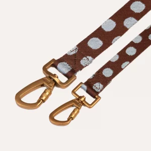 Karabiner der DOGGUO Dot Hundeleine in Brown Blue