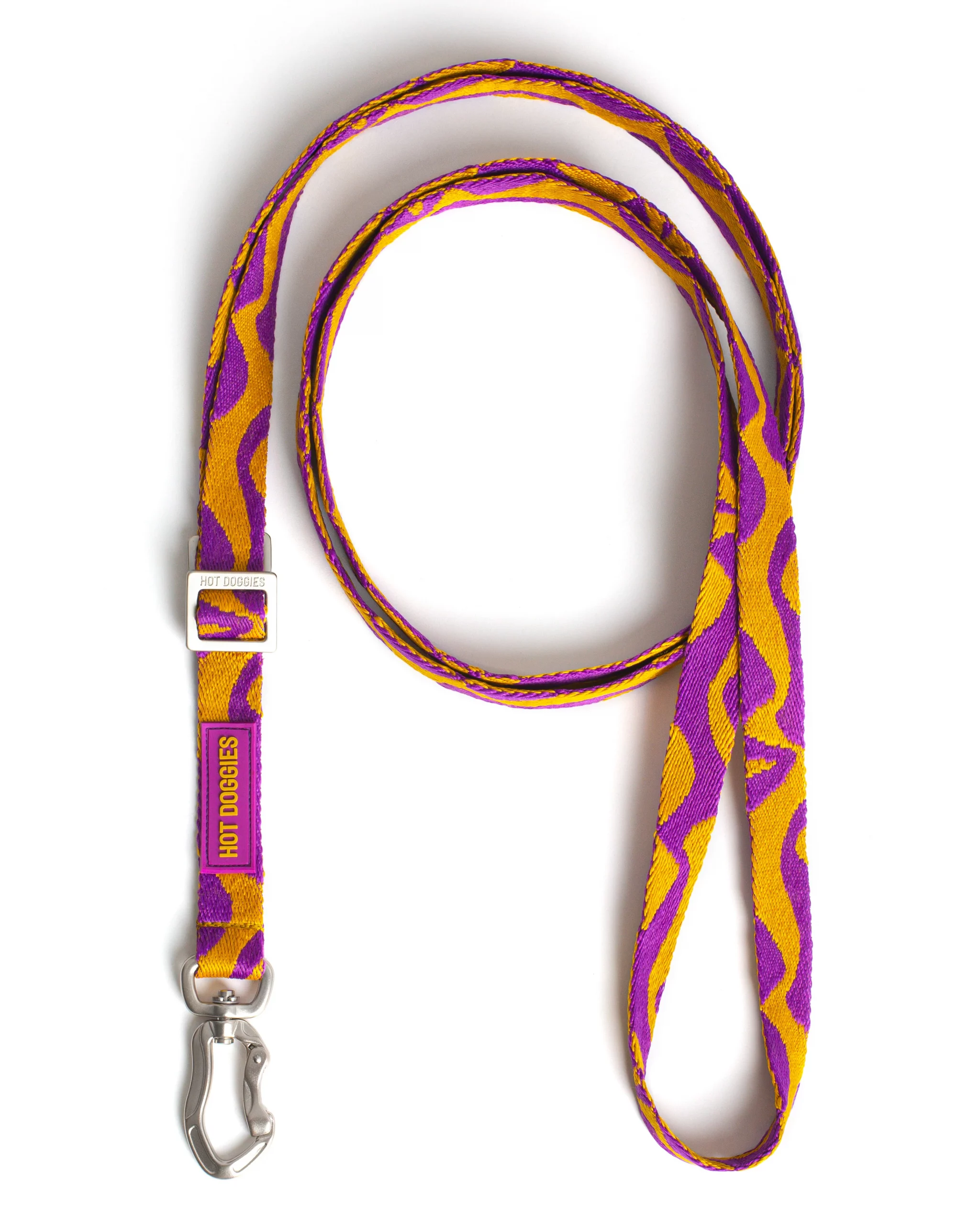 Verstellbare Freihandleine Bonny Plum von Hot Doggies