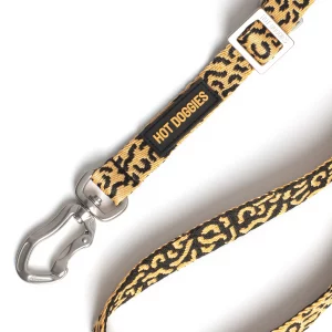 Aluminiumkarabiner der Hot Doggies Coco Noir Freihandleine