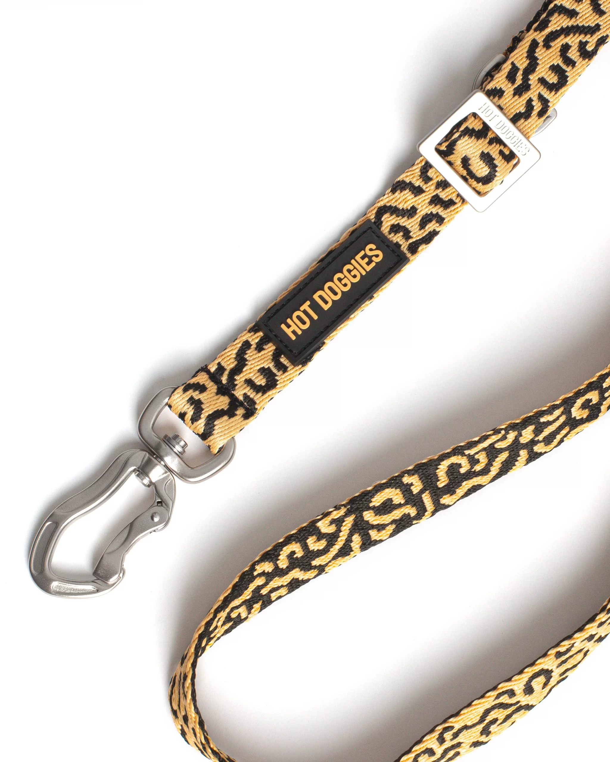 Aluminiumkarabiner der Hot Doggies Coco Noir Freihandleine