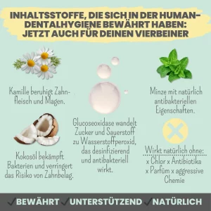 noms+ Enzymodent Zahnpasta für Hunde mit Glucoseoxidase