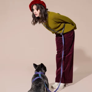 Hot Doggies Lola Groove Freihandleine mit passendem Hundehalsband