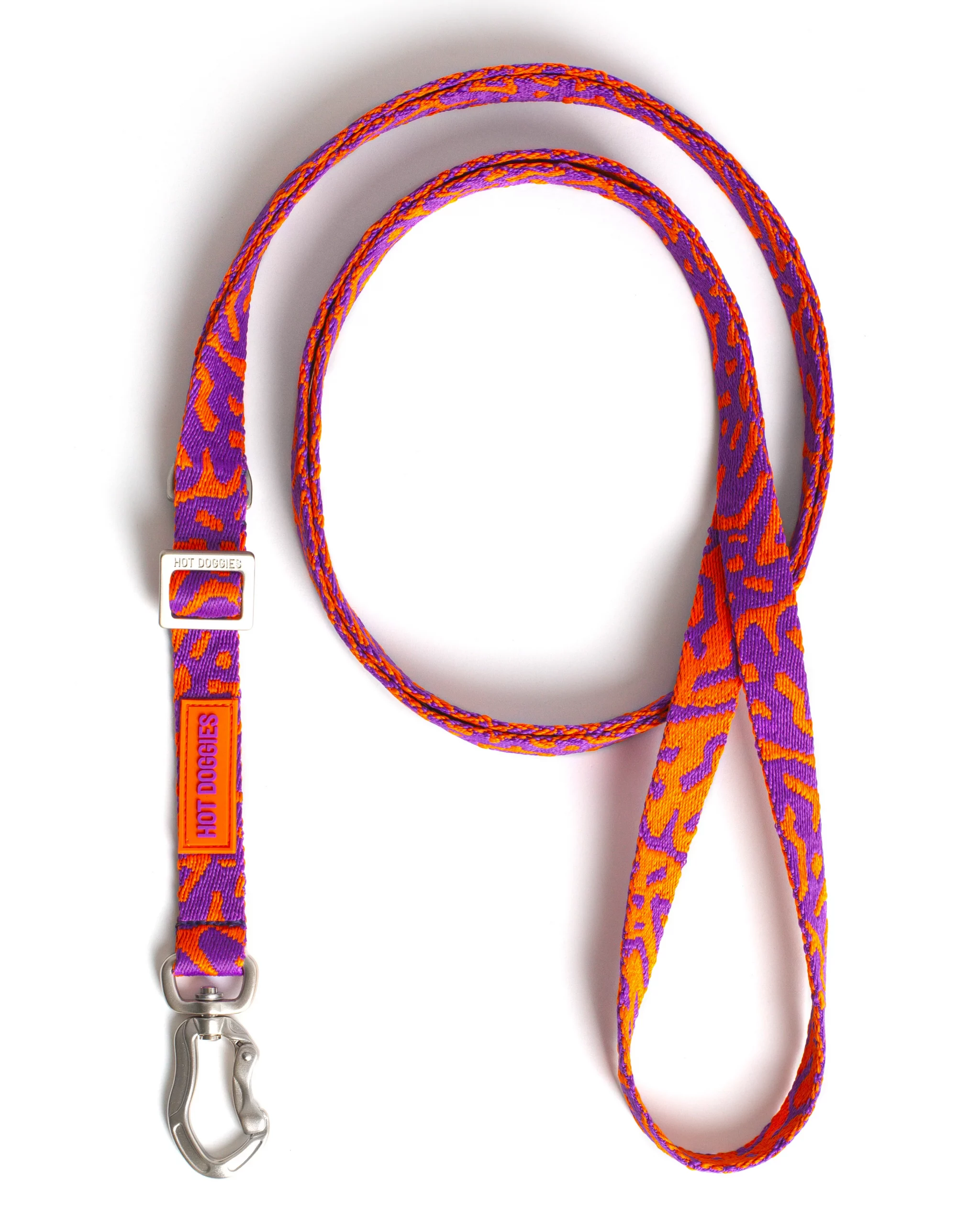 Hot Doggies Poppy Sunrise Freihandleine in Lila und Pink
