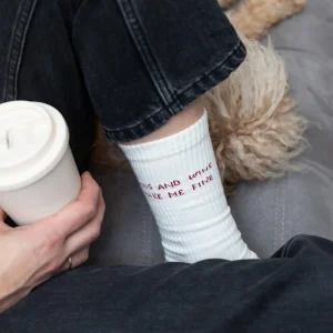 Alternative view of Lieblingspfote Socken DOGS AND WINE MAKE ME FINE