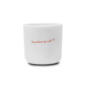 Lieblingspfote Tasse HUNDEMENSCH aus weißem Porzellan