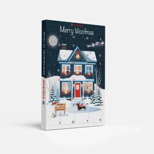 Santa’s Moonlight Skates Hunde Adventskalender mit 24 Türchen